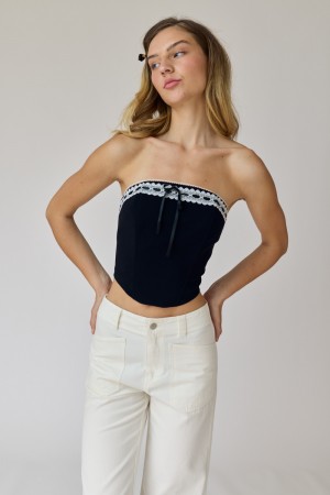 PT18140<br/>Ava Strapless Bustier Top