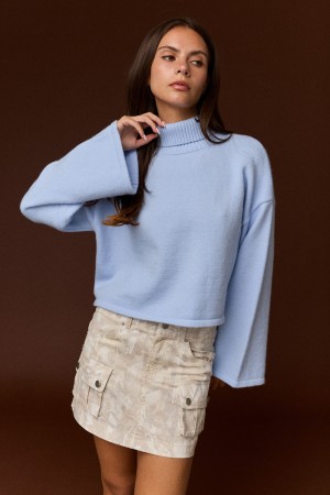 PT19984<br/>Whitney Turtle Neck Boxy Sweater